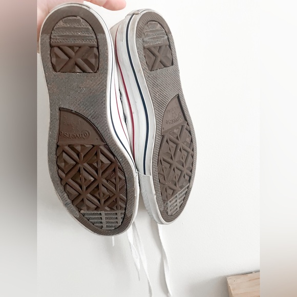 SOLD White Converse - Picture 3 of 5